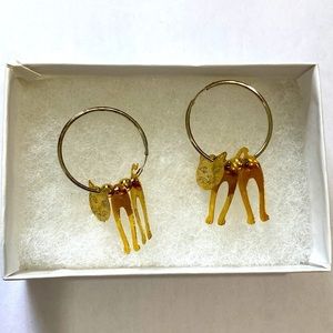Vintage Cat earrings PRICE FIRM 💥